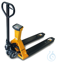 Pallet truck scale, 1 kg ; 2000 kg PRE-TARE function for manual subtraction...